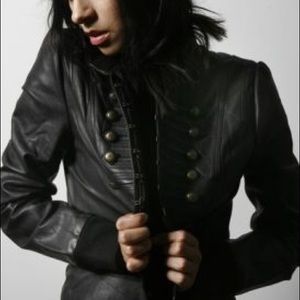 John Varvatos converse Edwardian Corded Leather